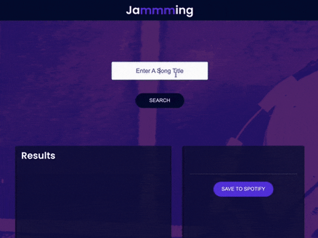 Jamming App Project Image